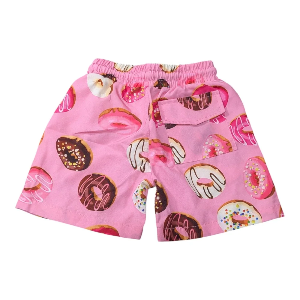 Alisoker-Kids - Pink - Donut Swim Shorts - Size 2T - Summer Fun - NWOT